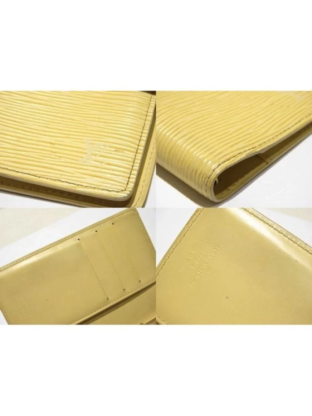 Louis Vuitton Agenda PM Cover Epi Cream Vintage